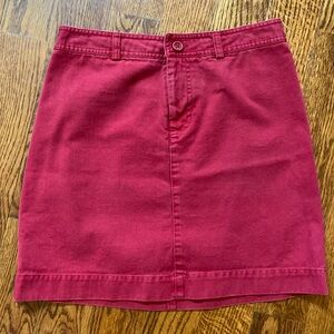Gap retro cut chino mini skirt